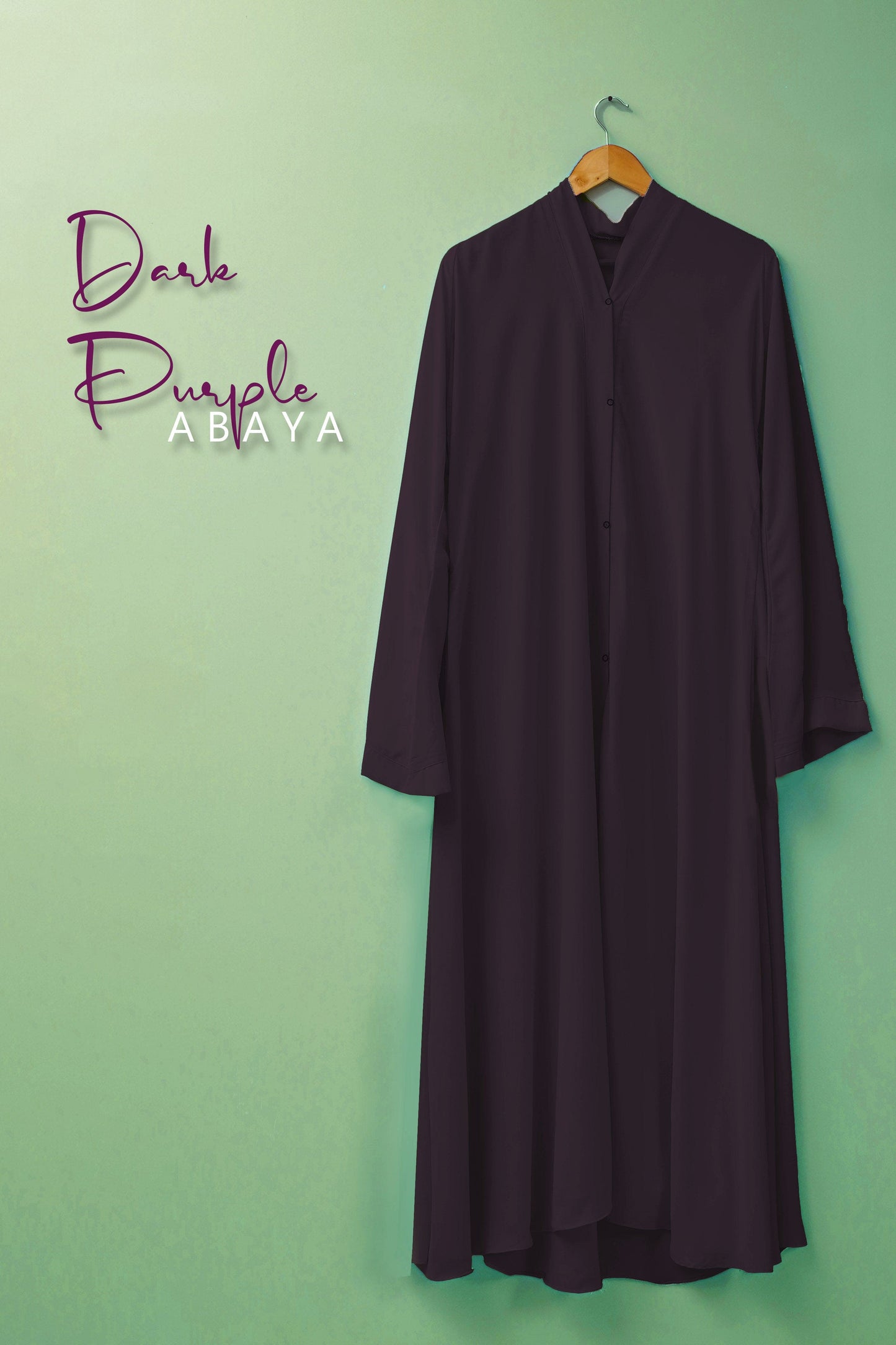 Bustangi - Dark Purple Abaya