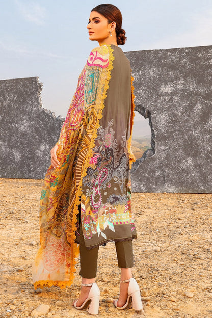 Alkaram - 2 Pc Printed Viscose Suit With Dyed Viscose Trouser