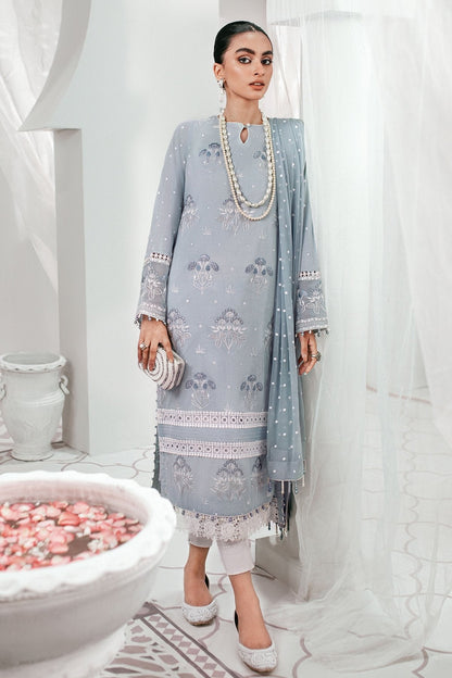 Alkaram - 2 Pc Embroidered Lawn Suit With Chiffon Dupatta