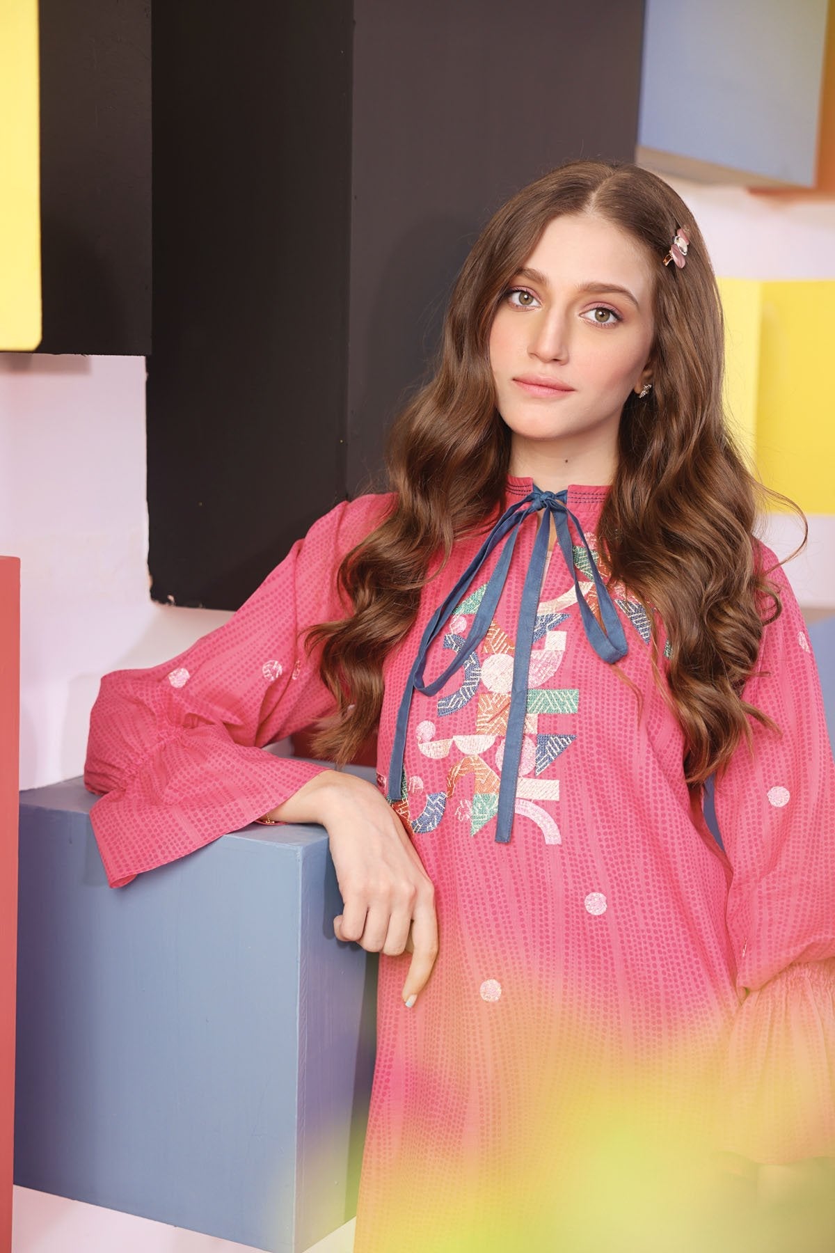 Alkaram - 1 Pc Embroidered Lawn Shirt