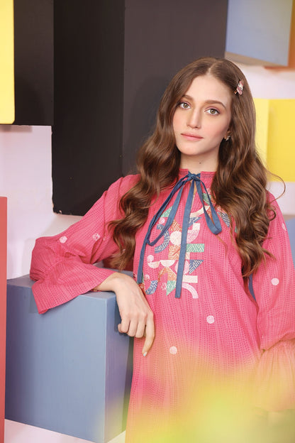 Alkaram - 1 Pc Embroidered Lawn Shirt