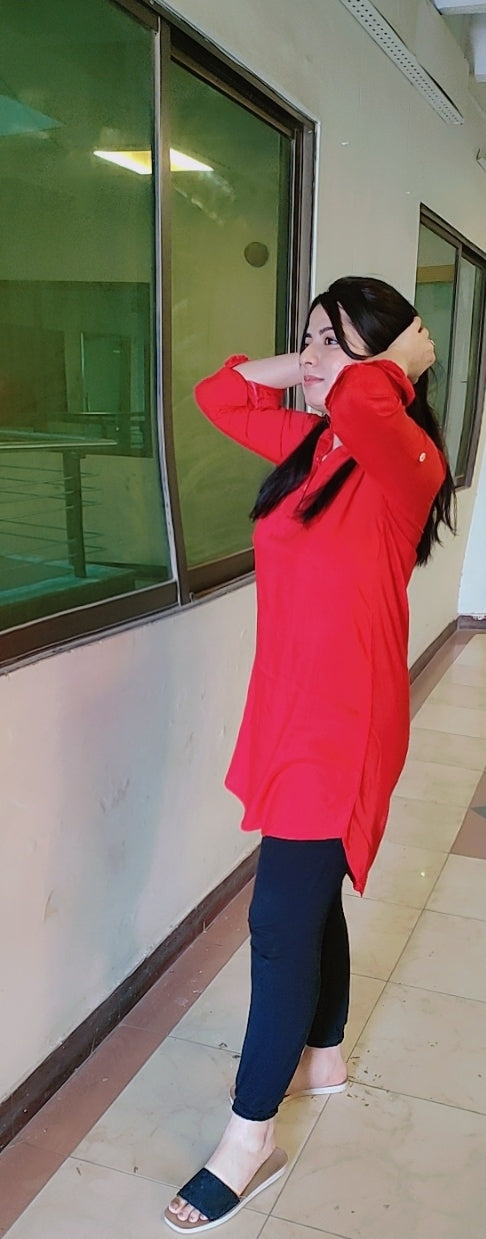 Chilgozay - Red Long Shirt