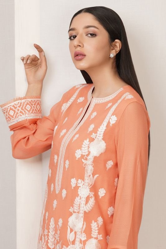 Cotton Net Kurti