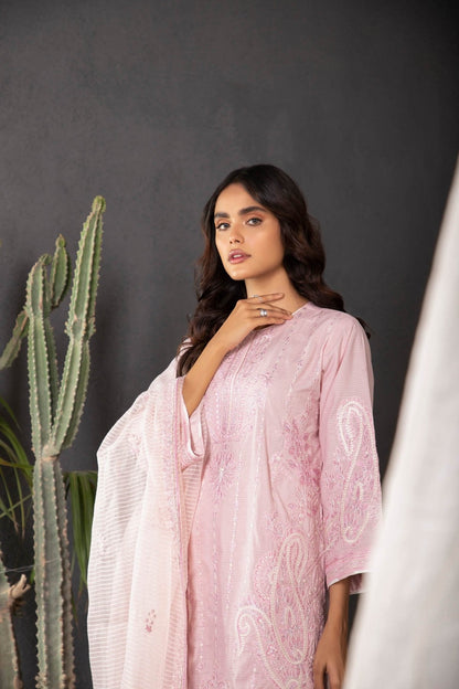 Alkaram - 3 Pc Textured Outfit