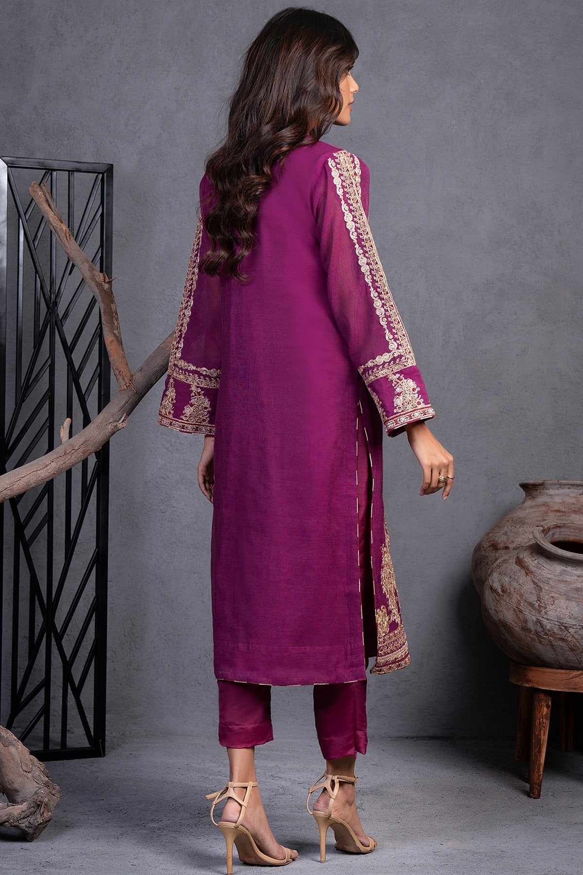 Alkaram - 2 Pc Yarn Dyed Suit