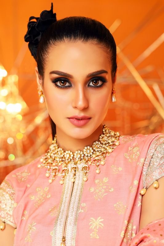 2 Piece Embridered Suit With Burnout Dupatta