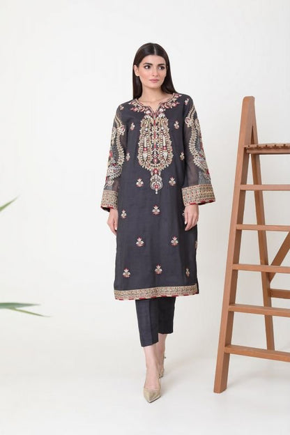3 Piece Formal Cotton Net Suit