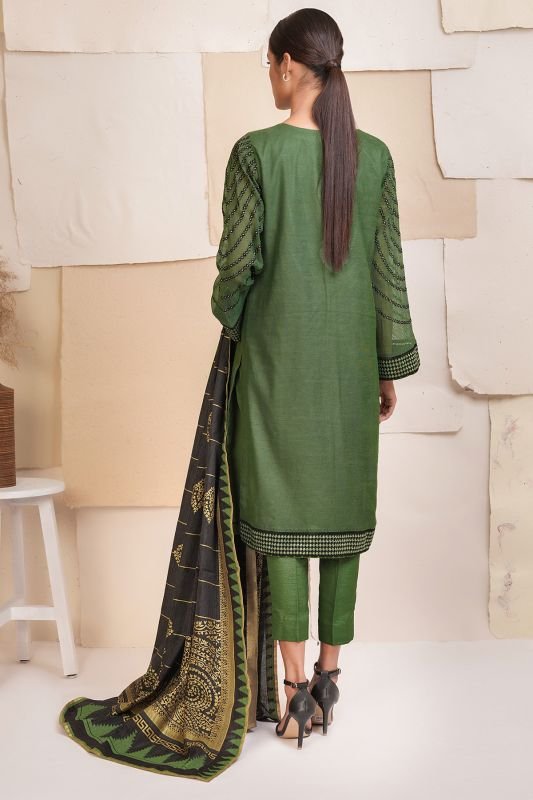 3 Pc Cotton Net Formal Suit