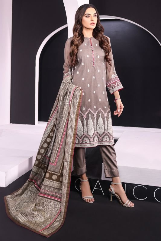 3 Pc Cotton Net Suit