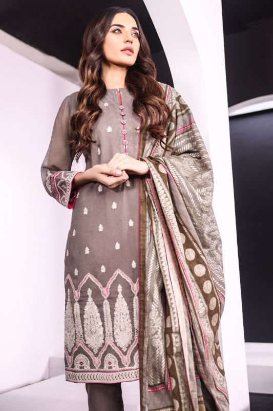 3 Pc Cotton Net Suit