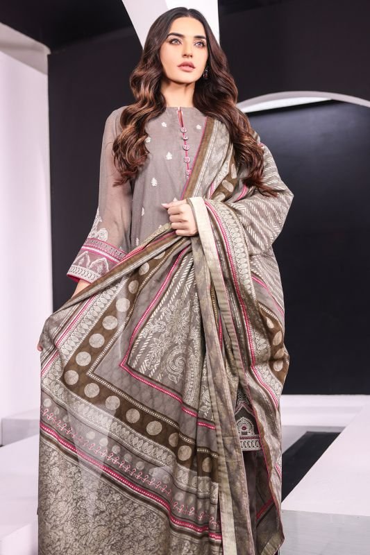 3 Pc Cotton Net Suit