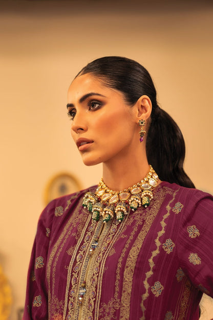 1 Pc Embroidered Doriya Shirt