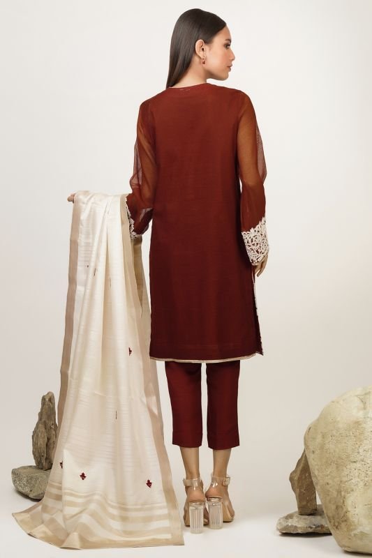 3 Pc Cotton Net Suit