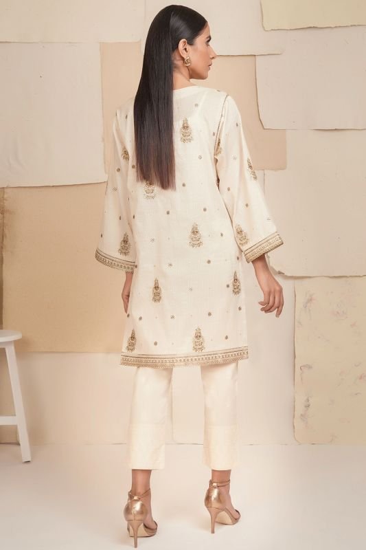 Cotton Zari Formal Kurti