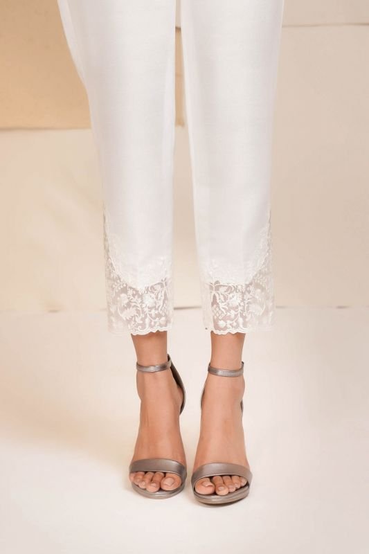 Raw Silk Trouser