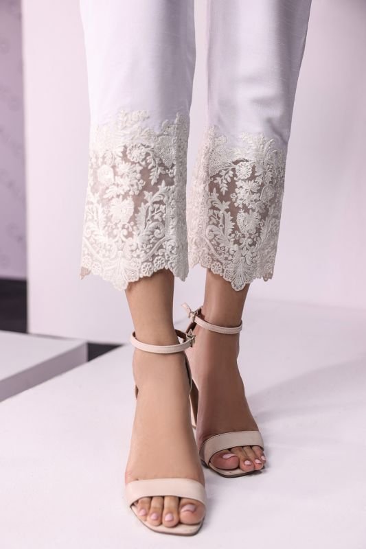Raw Silk Trouser