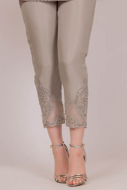 Formal Raw Silk Trouser