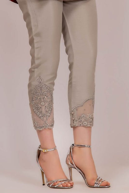 Formal Raw Silk Trouser