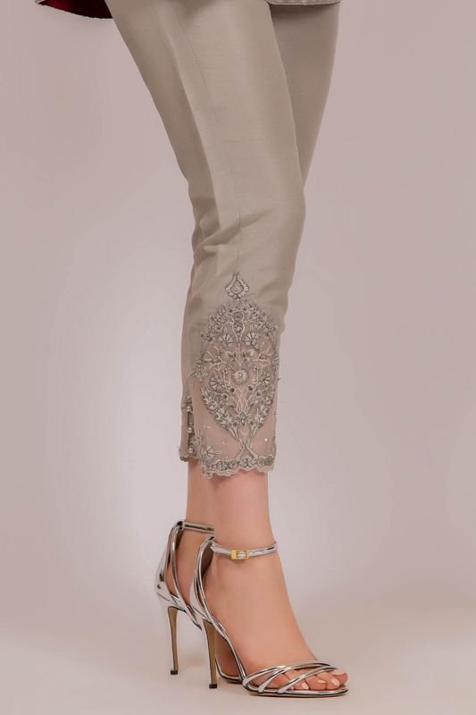 Formal Raw Silk Trouser
