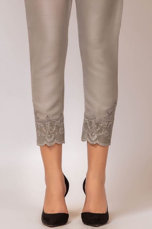 Formal Raw Silk Trouser