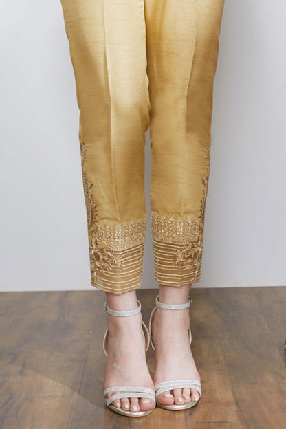 Formal Raw Silk Trouser