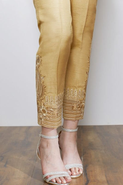 Formal Raw Silk Trouser
