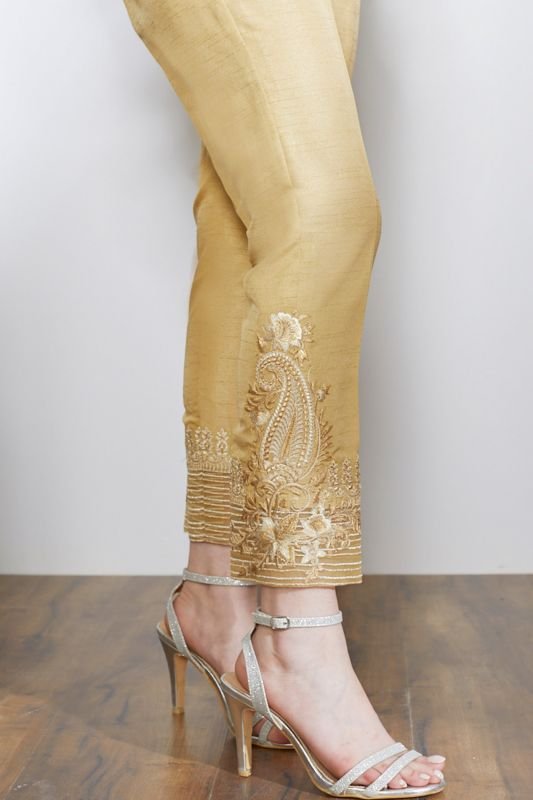 Formal Raw Silk Trouser