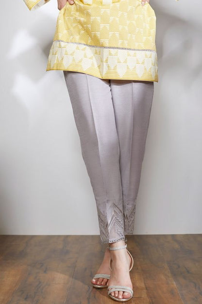 Formal Raw Silk Trouser