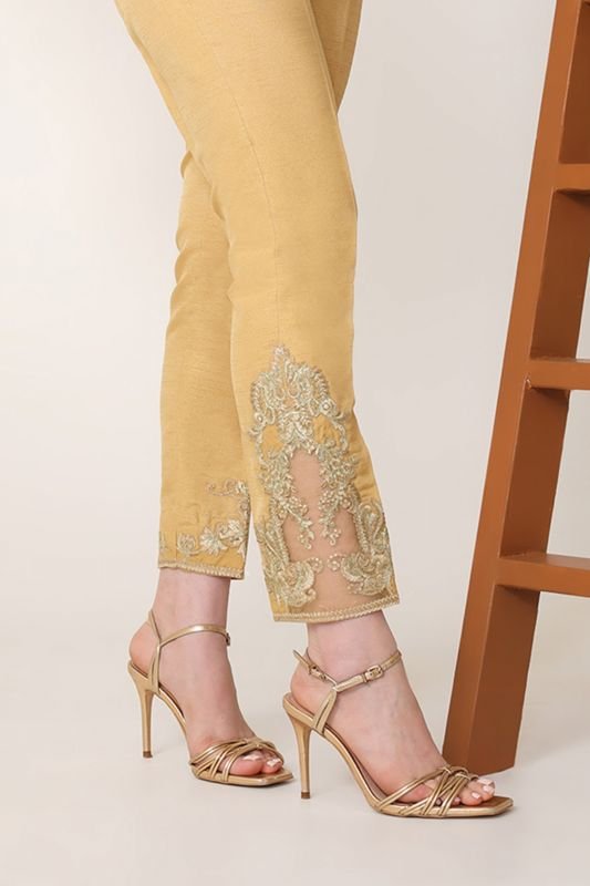 Formal Raw Silk Trouser