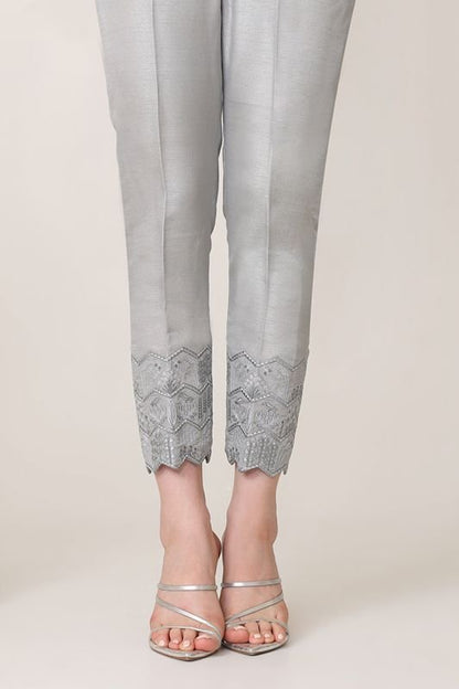 Formal Raw Silk Trouser