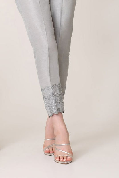 Formal Raw Silk Trouser