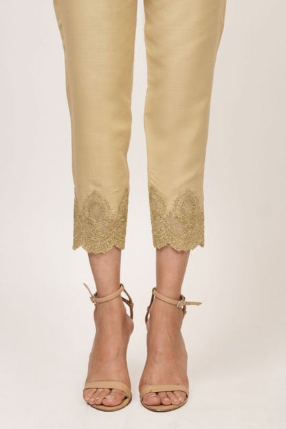 Raw Silk Trouser