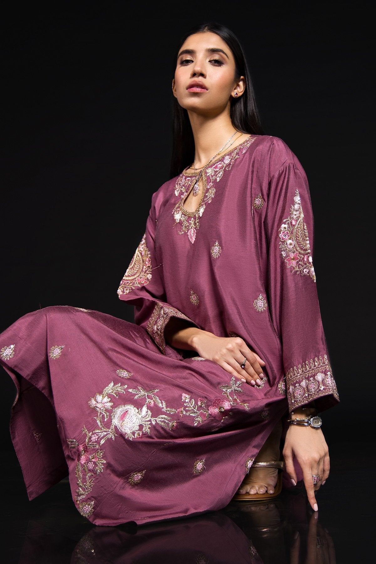 2 Pc Cotton Silk Outfit