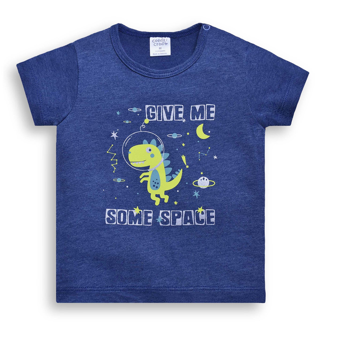 Cuddle & Cradle - Graphic T-Shirt & Woven Shorts (Space)