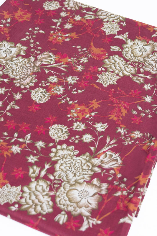 Alkaram - 3 Pc Printed Lawn Suit With Printed Lawn Dupatta