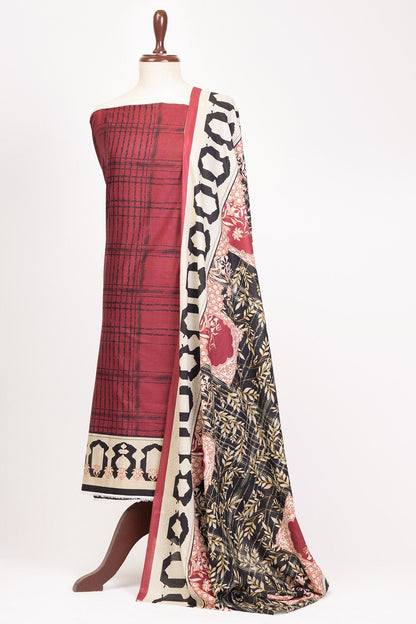 Alkaram - 3 Pc Printed Lawn Suit With Printed Lawn Dupatta