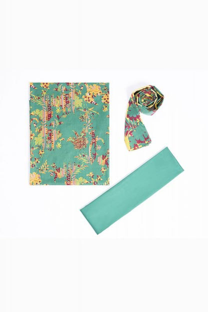 3 Pc Printed Lawn Suit With Printed Lawn Dupatta