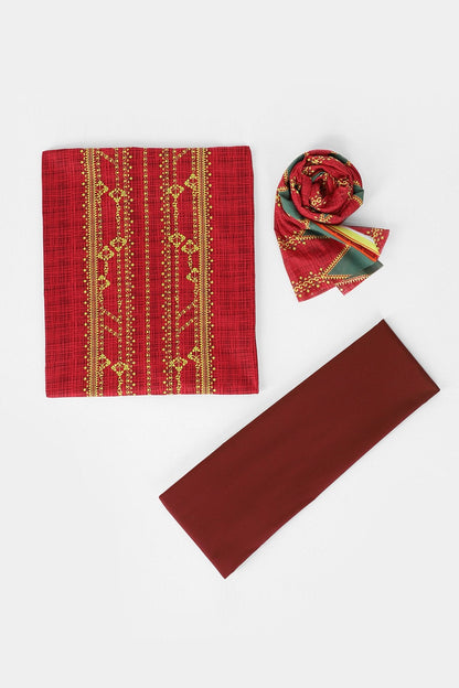 Alkaram - 3 Pc Printed Lawn Suit With Printed Lawn Dupatta