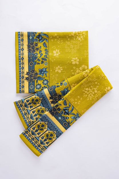Alkaram - 3 Pc Printed Khaddar Suit With Printed Khaddar Dupatta