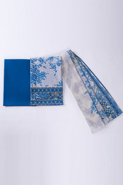 Alkaram - 3 Pc Printed Lawn Suit With Printed Lawn Dupatta
