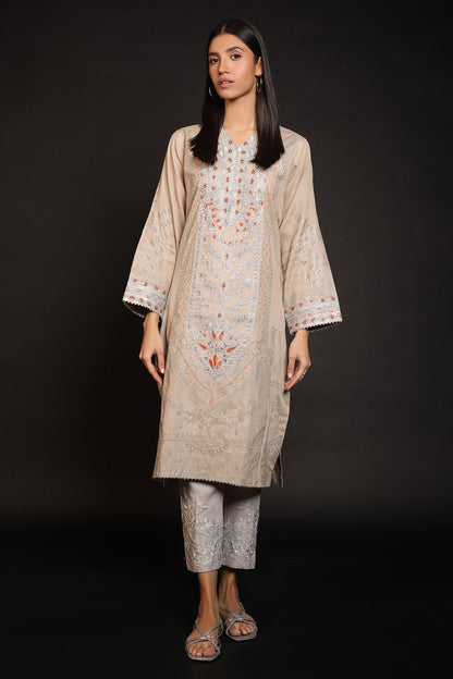 Raw Silk Formal Kurti