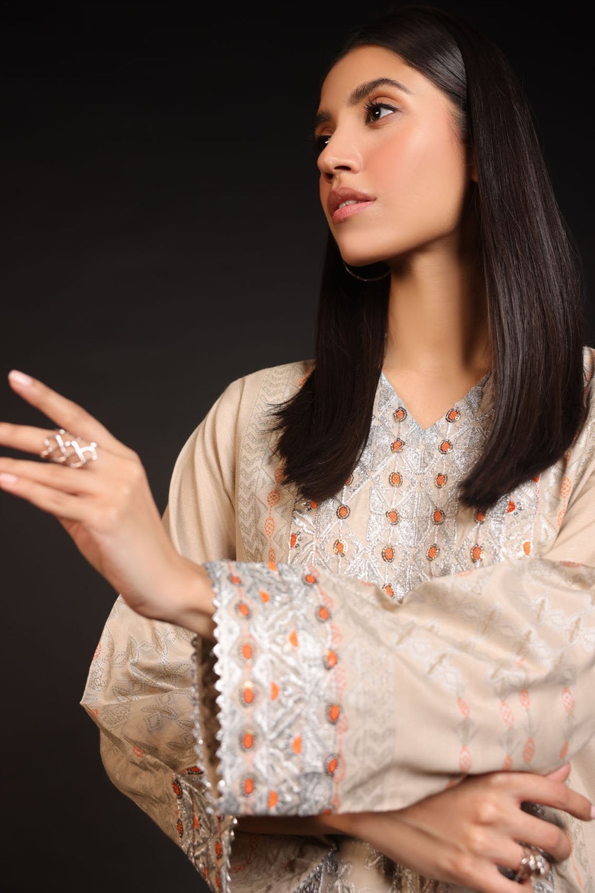 Raw Silk Formal Kurti