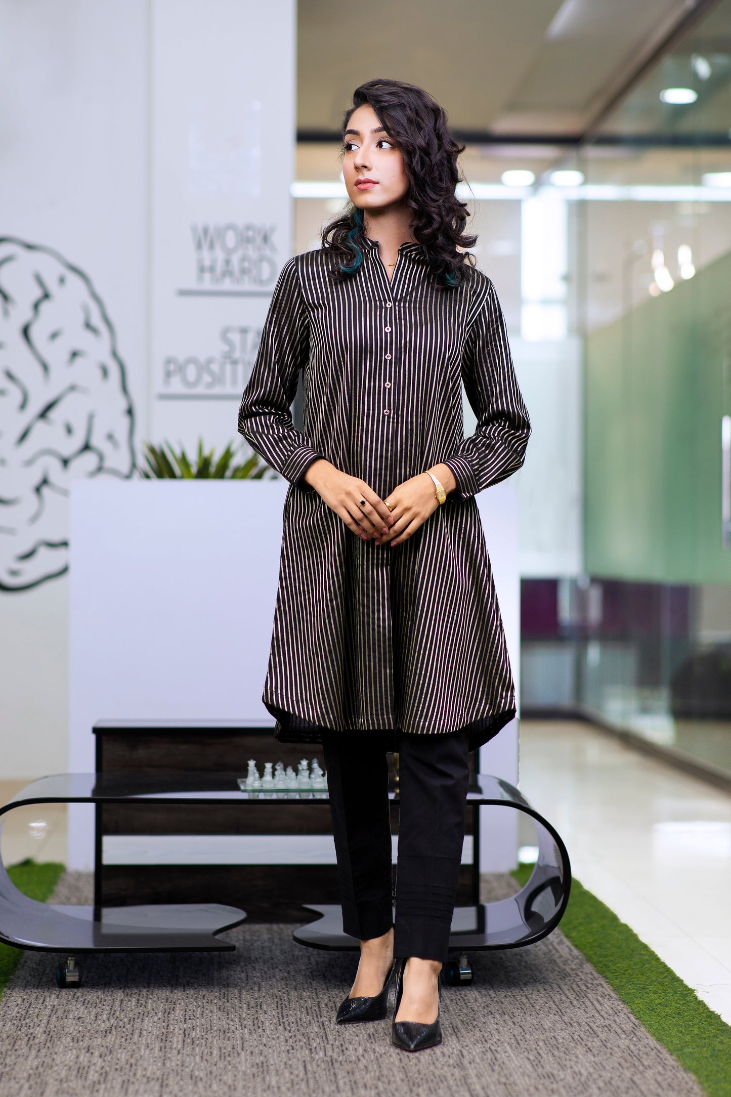Eraj Hussain - Tuesday Workaholic - Black - Stitched