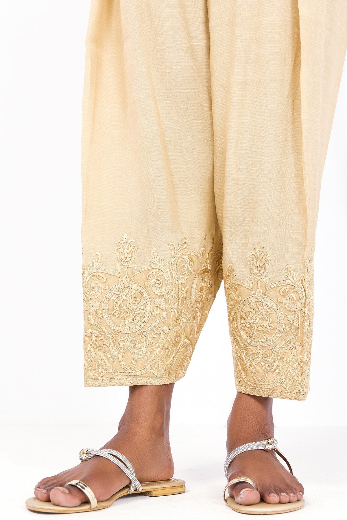 Raw Silk Trouser