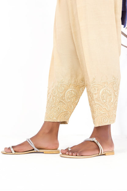Raw Silk Trouser