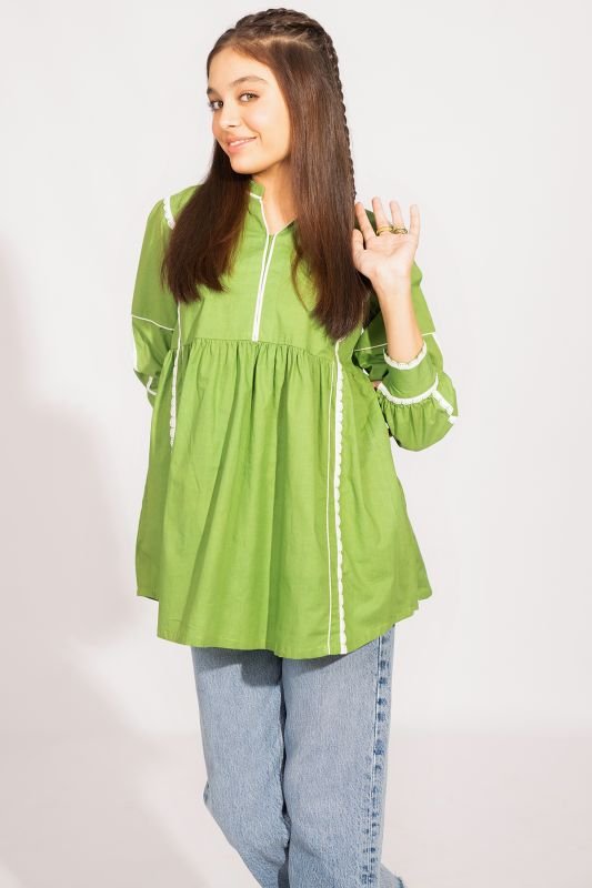 Printed Cambric Kurti