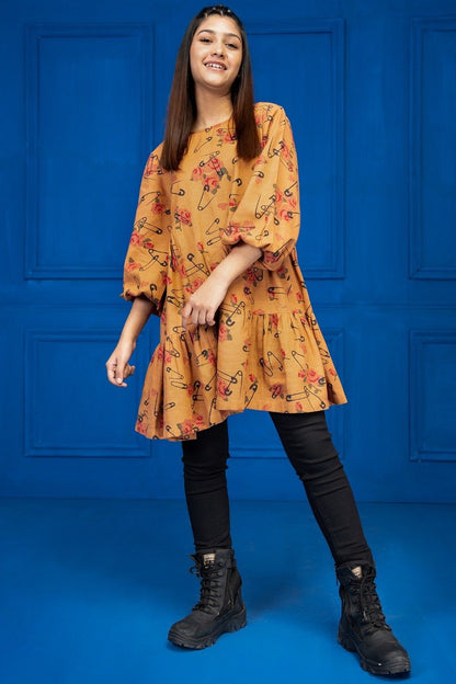 Printed Khaddar Kurti