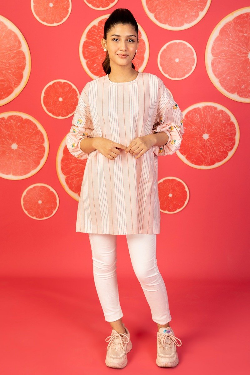 Dyed Embroidered Shirt