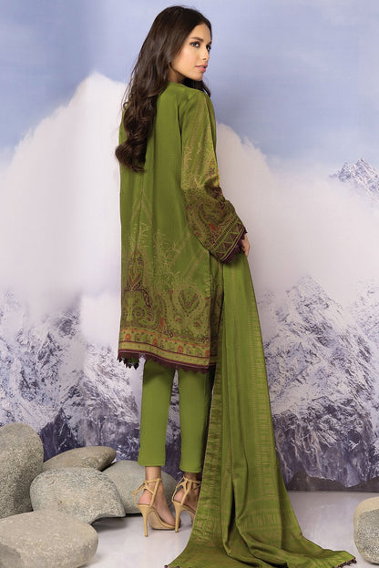 Alkaram - 3 Pc Printed Viscose Suit With Viscose Dupatta