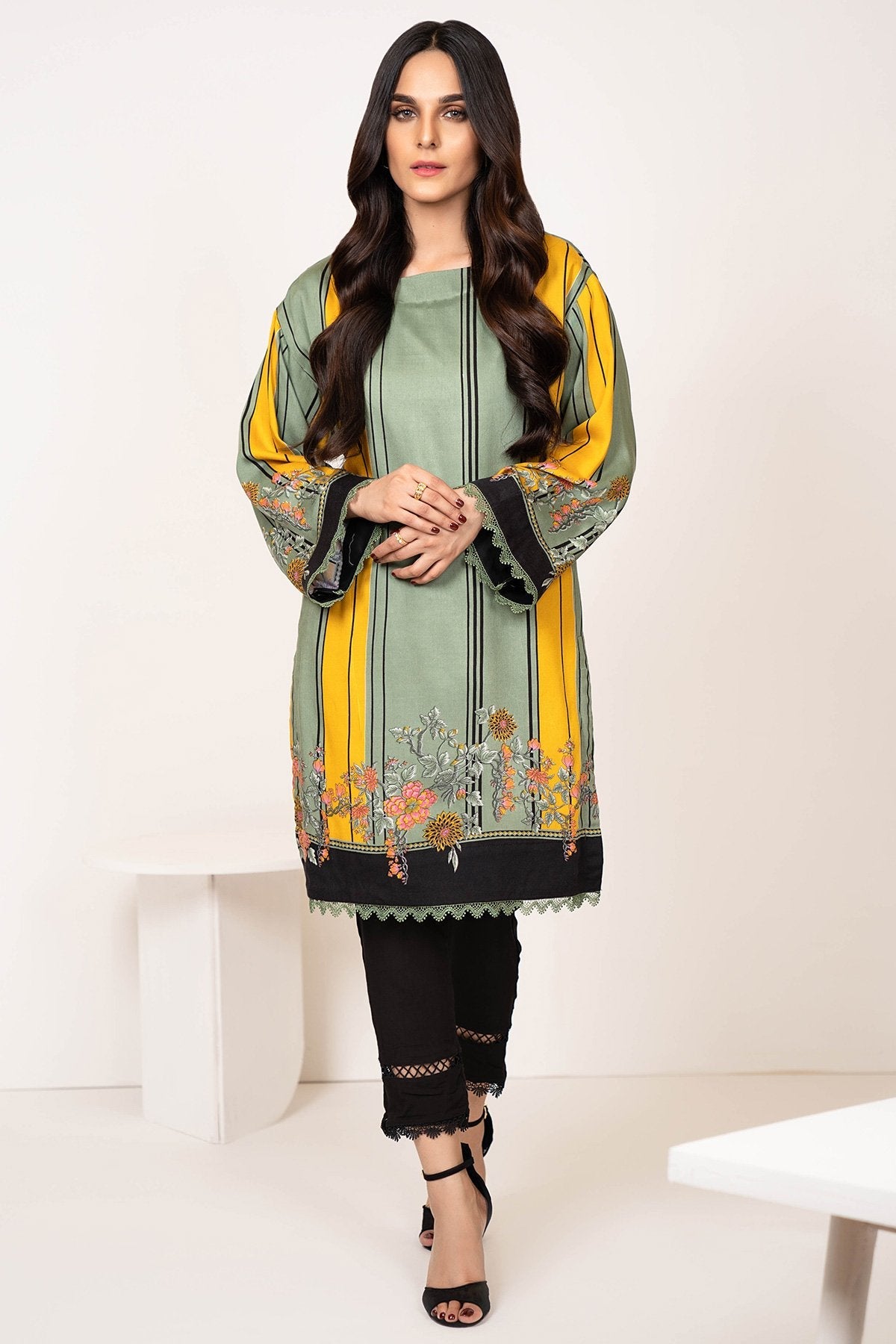 Alkaram - One Piece Printed Twill Viscose Shirt